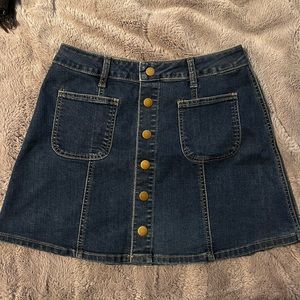 Altar’s State Dark Denim Skirt!